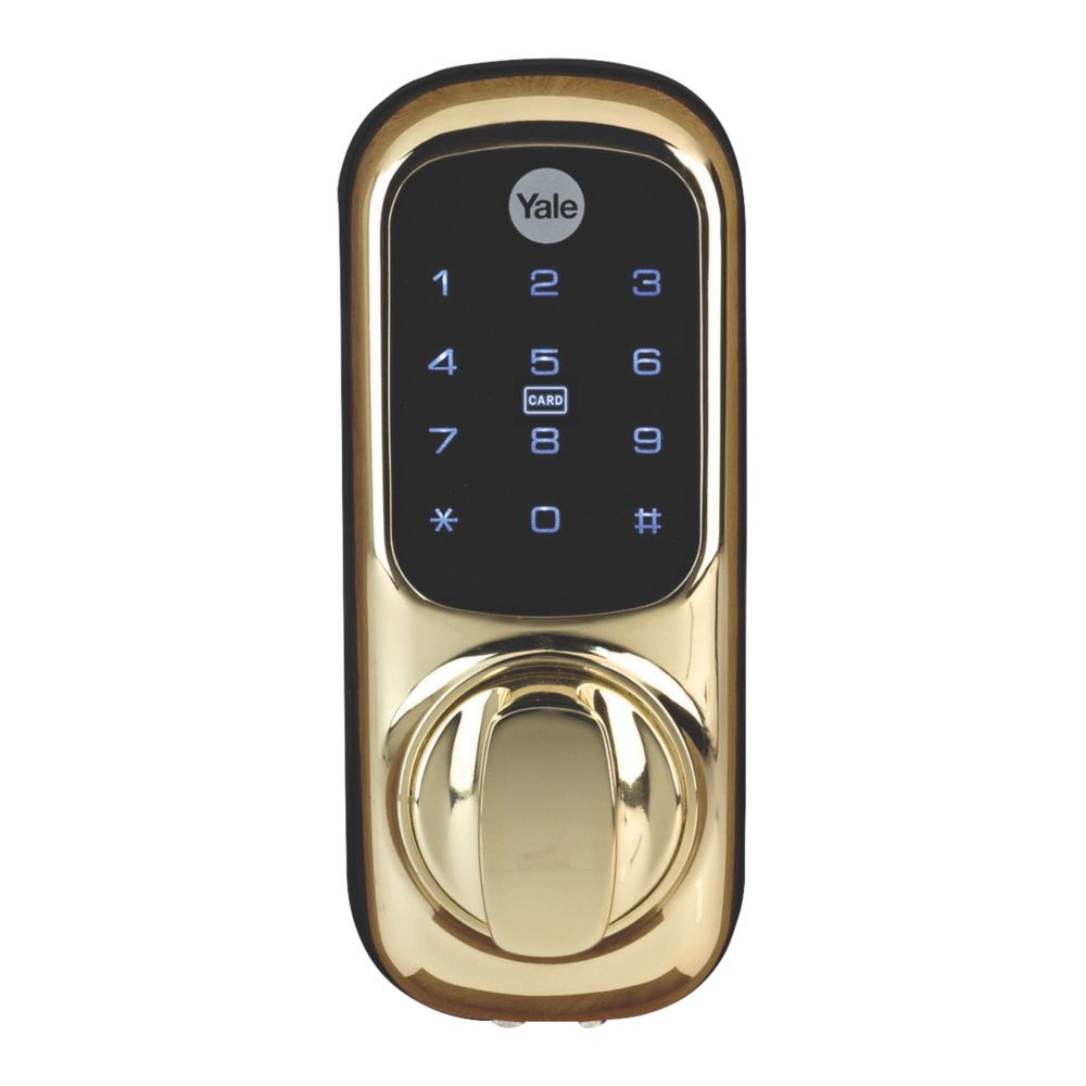Image of Yale YD-01 Smart Door Lock Brass Effect 