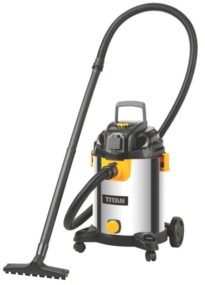 Image of Titan TTB776VAC 1400W 30Ltr Wet & Dry Vacuum 220-240V 