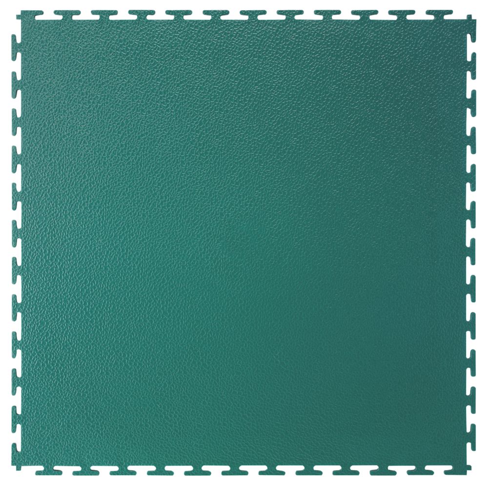 Image of Ecotile E500/7 Interlocking Floor Tile Green 500mm x 500mm 4 Pack 