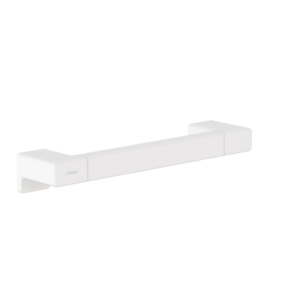 Image of Hansgrohe Straight Household AddStoris Grab Rail Matt White 348mm 
