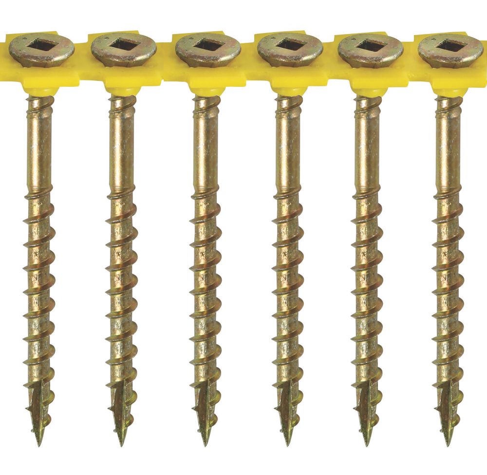 Image of Timco Square Double-Countersunk Reverse Thread Collated Self-Tapping Flooring Screws 4.2mm x 55mm 1000 Pack 