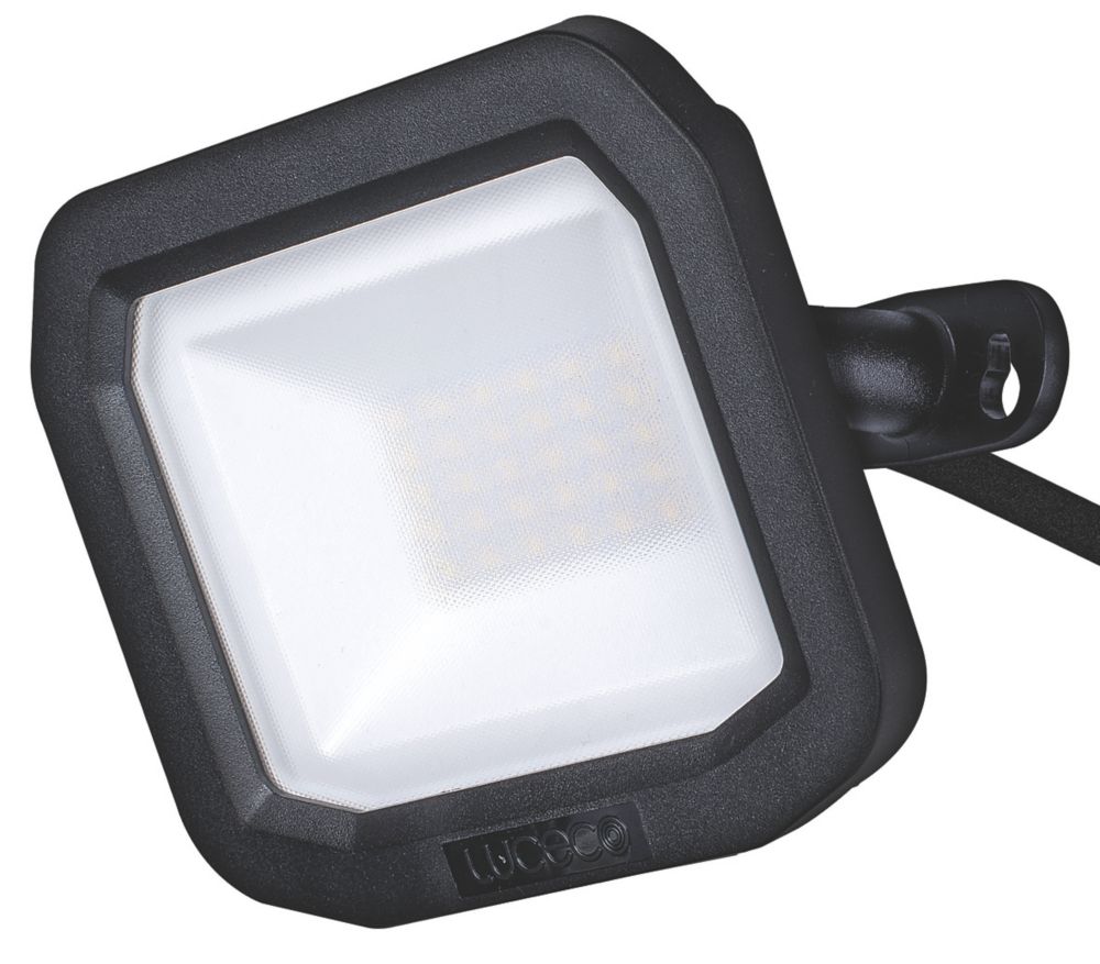 Image of Luceco Castra Outdoor LED Floodlight Black 20W 2200lm 