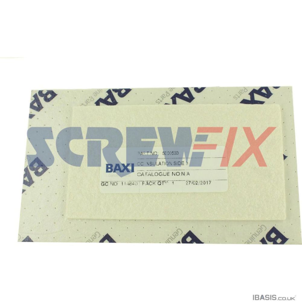 Image of Baxi 5000533 CC Insulation Side 3 