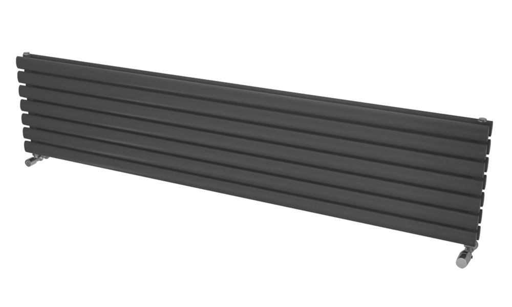 Image of Ximax Fortuna Designer Radiator 410mm x 1800mm Anthracite 4573BTU 