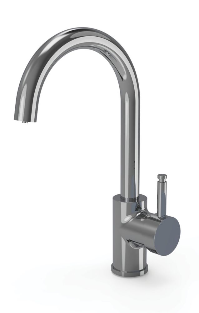Image of ETAL Single Lever 3-in-1 Hot Water Kitchen Tap Polished Chrome 