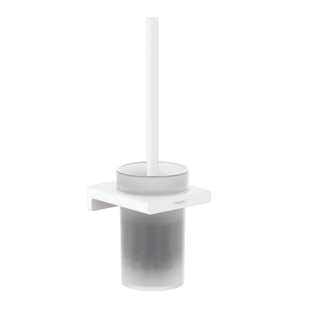 Image of Hansgrohe AddStoris Toilet Brush Holder Matt White 