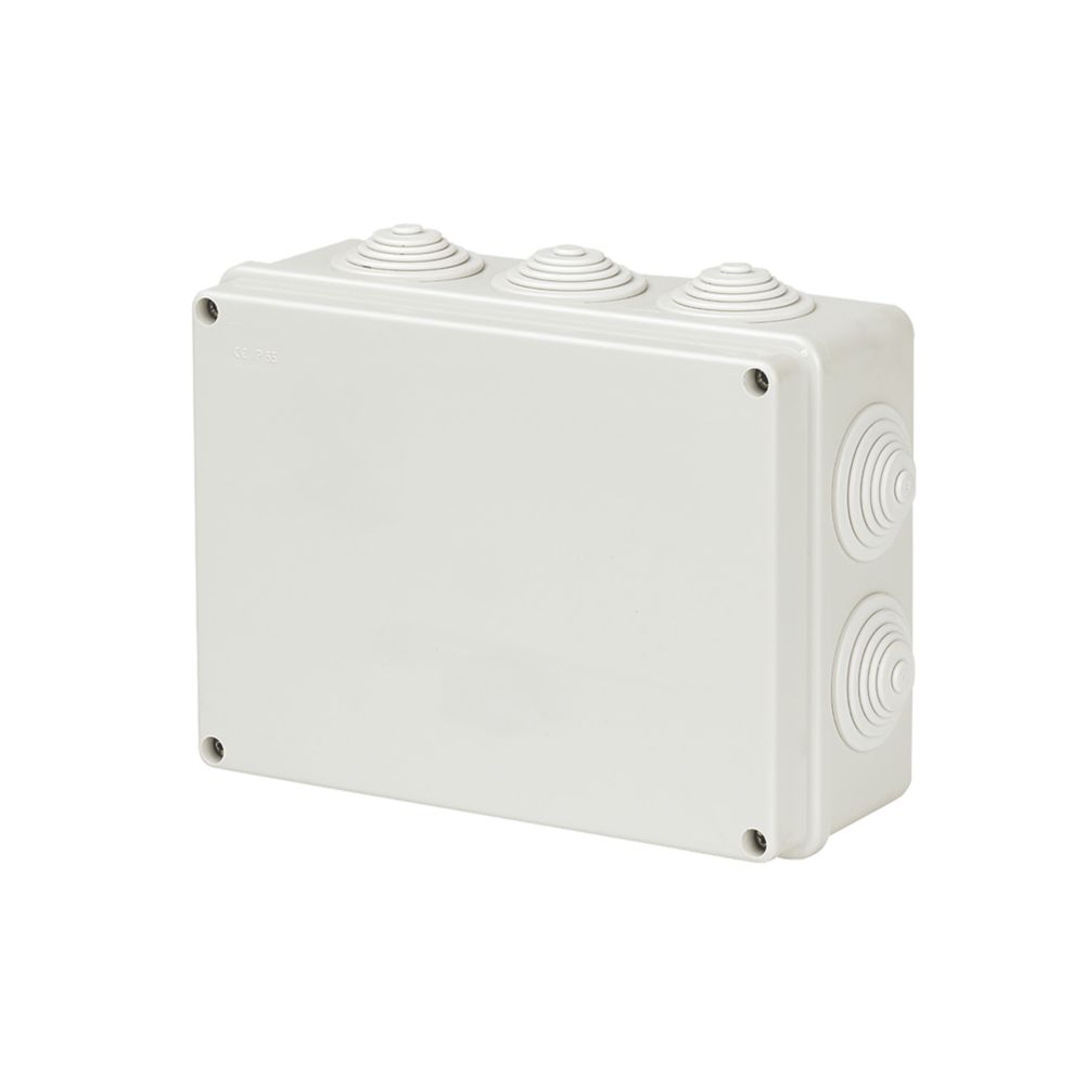 Image of Vimark 10-Entry Rectangular Junction Box with Knockouts 148mm x 76mm x 198mm 