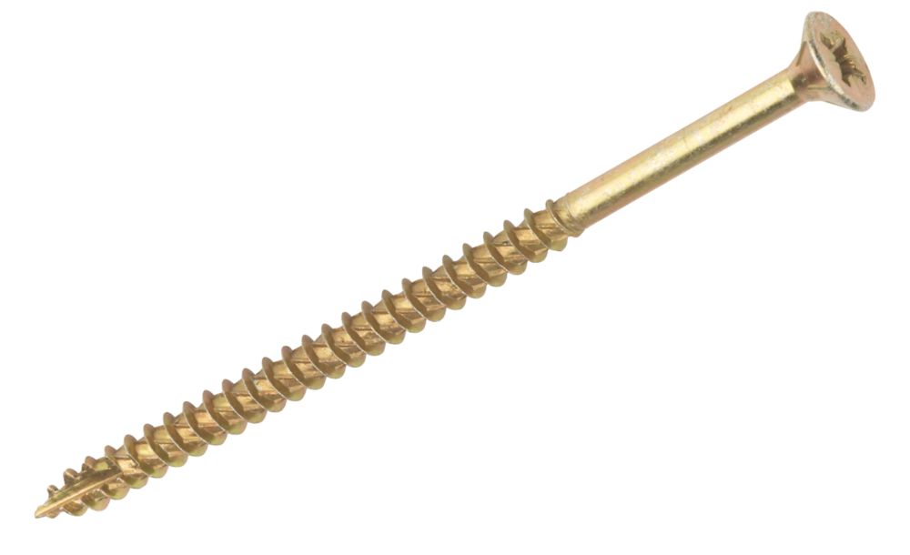 Image of TurboGold PZ Double-Countersunk Multipurpose Screws 5mm x 90mm 100 Pack 