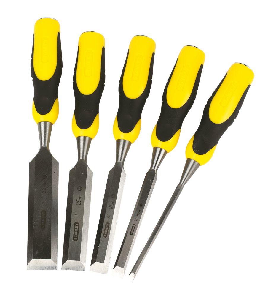 Image of Stanley Bevel Edge Chisel Set 5 Pcs 