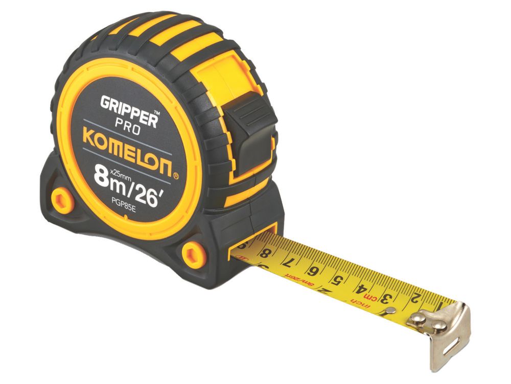 Image of Komelon Gripper Pro 8m Tape Measure 