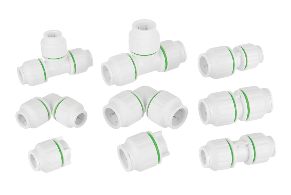 Image of Flomasta Twistloc MultiPKF Plastic Push-Fit Multipack Mix 100 Pieces 