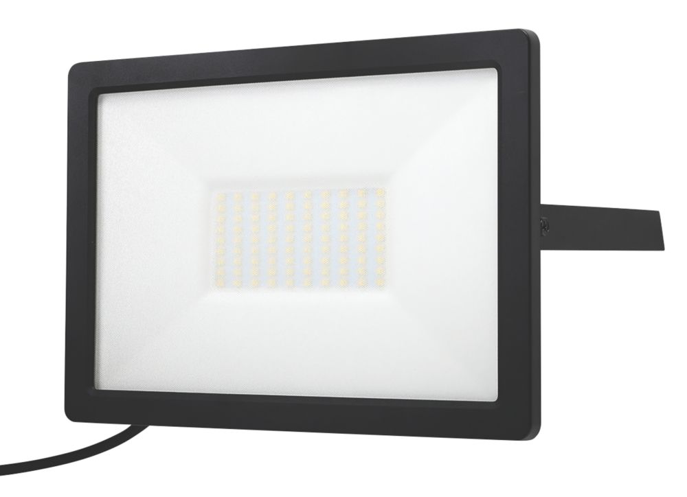Image of LAP Weyburn Outdoor LED Floodlight Black 50W 5000lm 