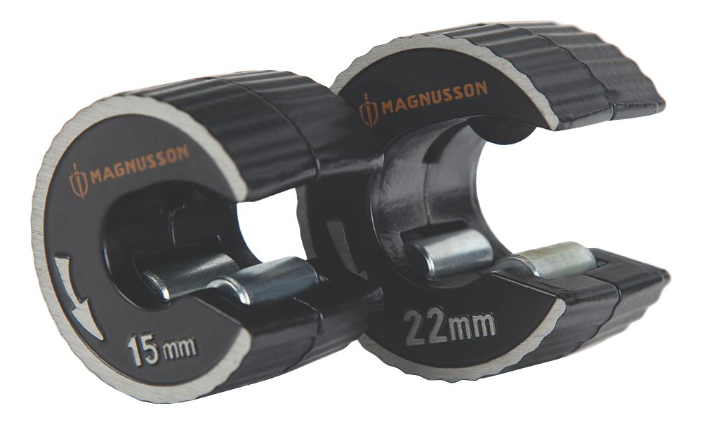 Image of Magnusson 15 & 22mm Manual Copper Pipe Cutter Set 2 Piece Set 