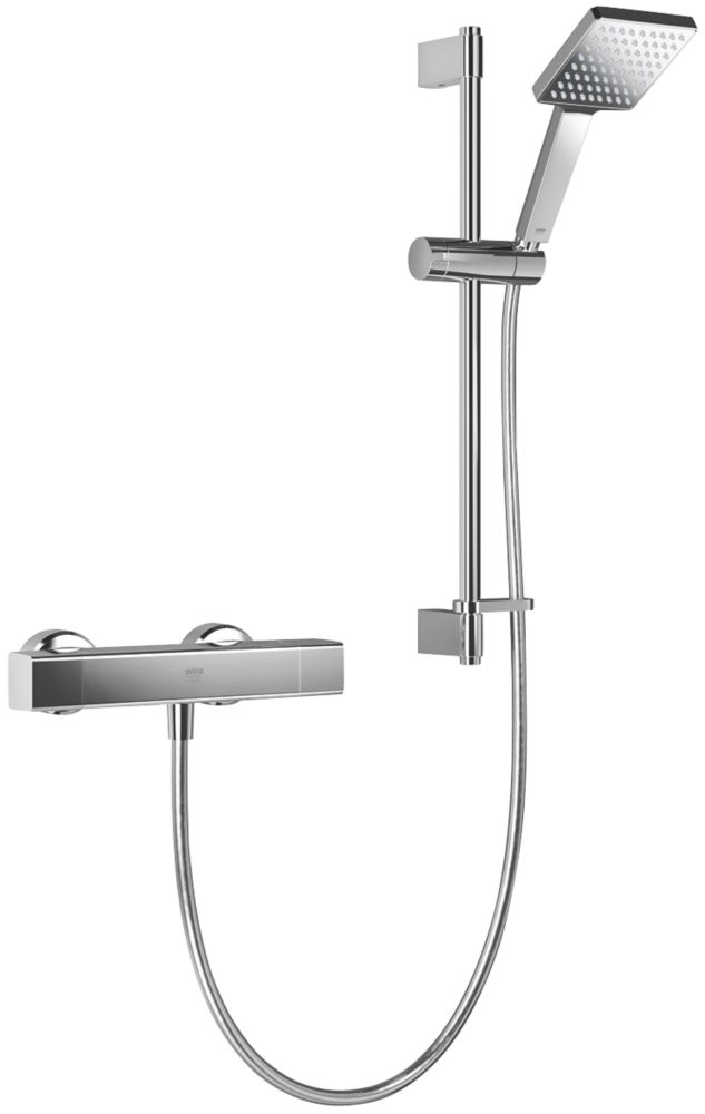 Image of Mira Honesty EV Rear-Fed Exposed Chrome Thermostatic Mixer Shower 