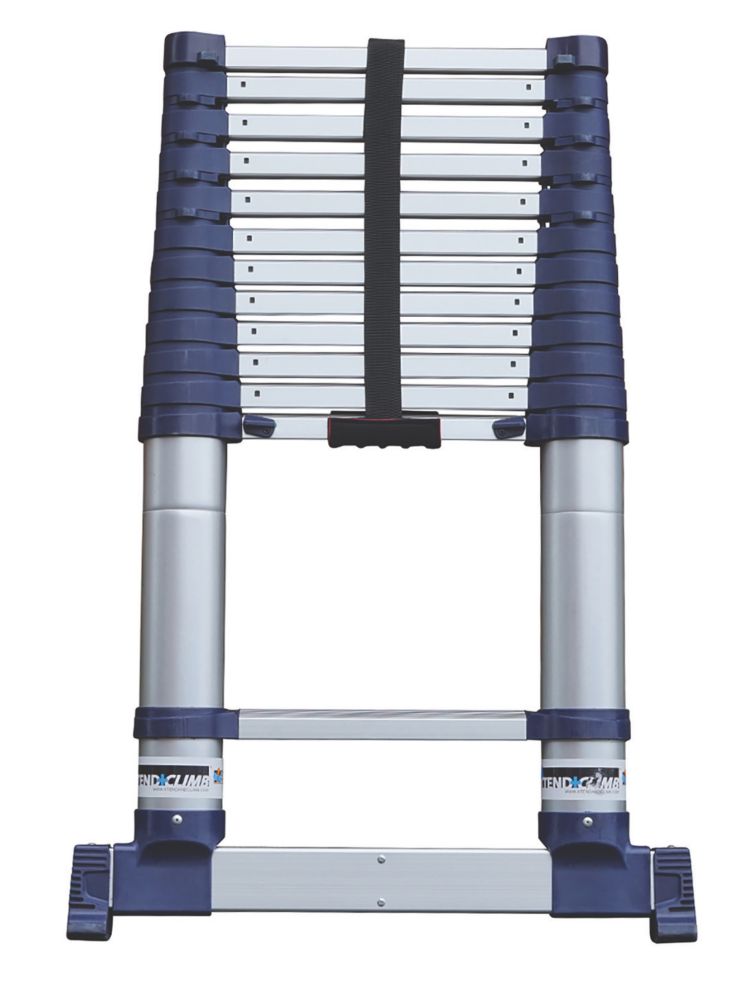 Image of Xtend+Climb ProSeries S2 Aerospace Grade Aluminium Telescopic Ladder 3.8m 
