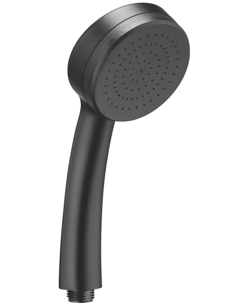 Image of Croydex AM301041SF Shower Handset Matt Black 90mm x 210mm 