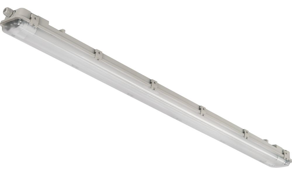 Image of Luceco Eco Climate T8 Twin 4ft LED Weatherproof Batten 2 x 18W 3000lm 220-240V 