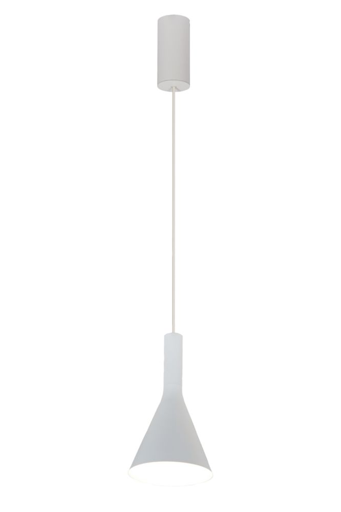 Image of 4lite LED Decorative Dimmable Pendant White 10W 452lm 