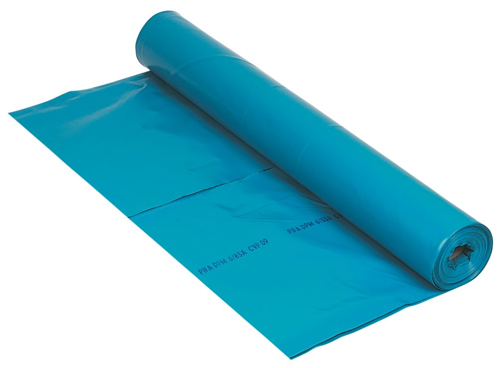 Image of Capital Valley Plastics Ltd Damp-Proof Membrane Blue 1000ga 15m x 4m 