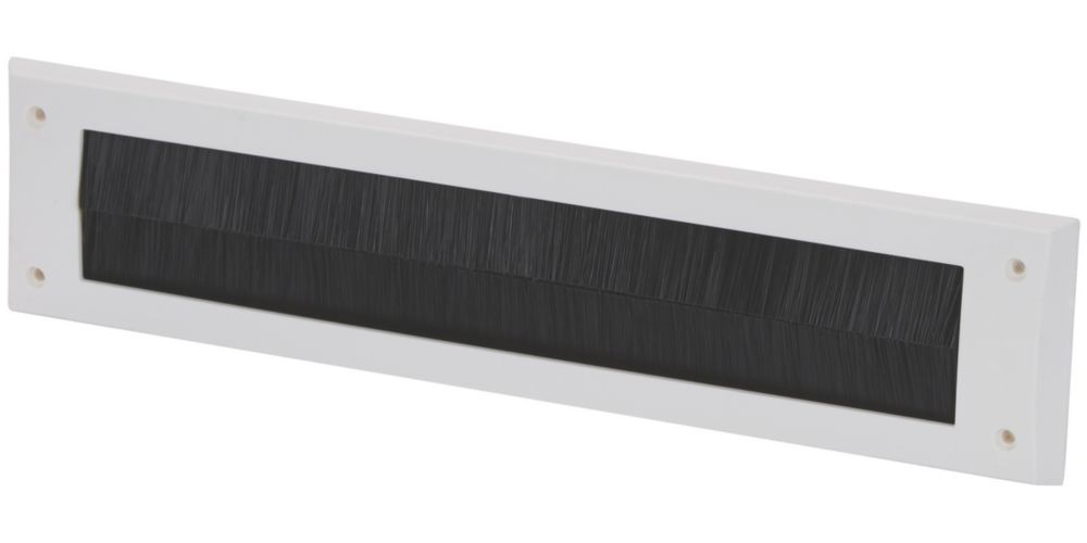 Image of Diall Letter Box Draught Seal White 342mm x 80mm 