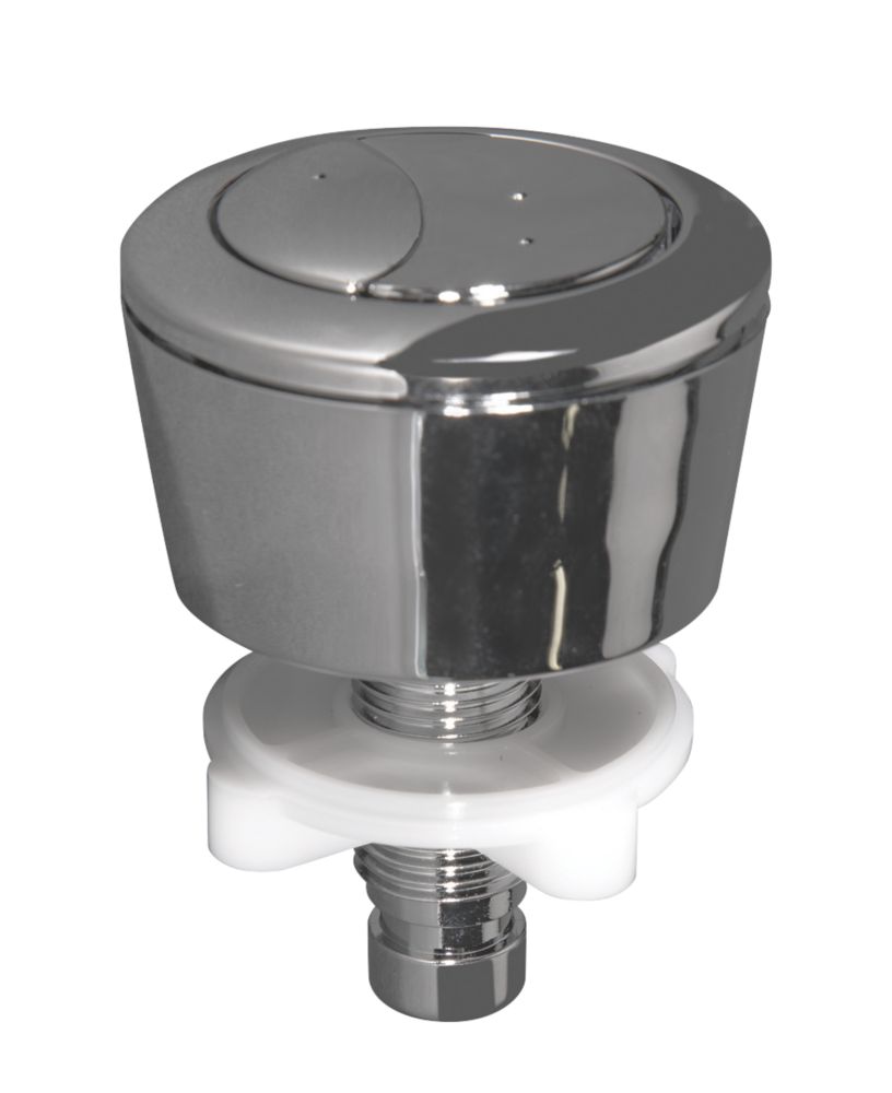 Image of Flomasta Dual-Flush Push-Button Chrome 