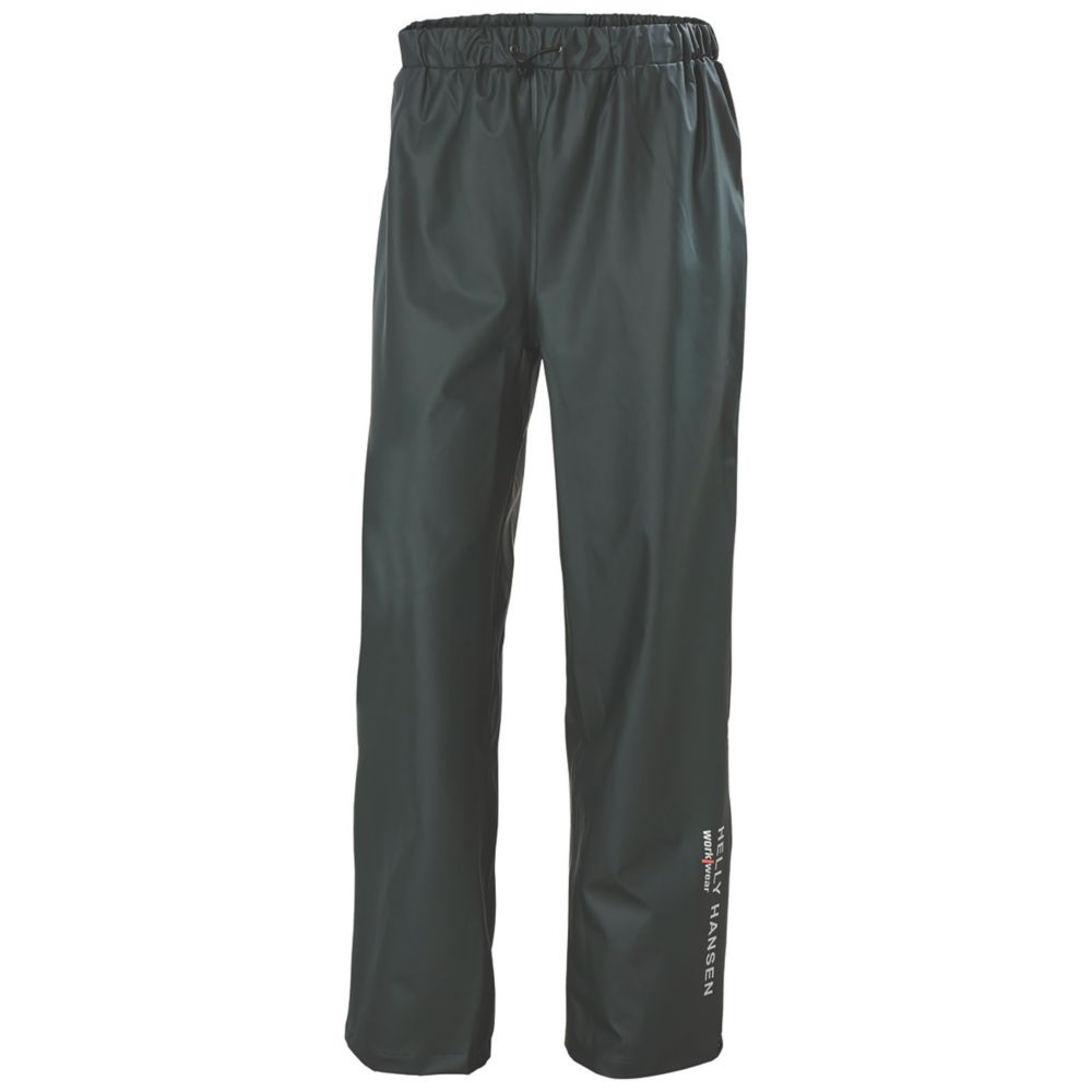Image of Helly Hansen Voss Waterproof Trousers Dark Green X Large 41" W 34" L 