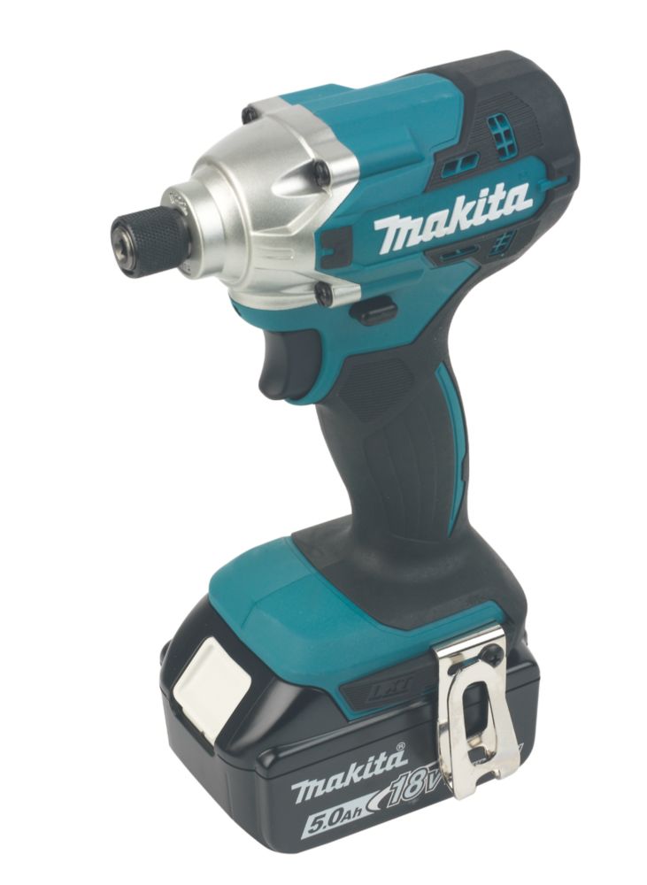 Image of Makita DTD156T001 18V 2 x 5.0Ah Li-Ion LXT Cordless Impact Driver 