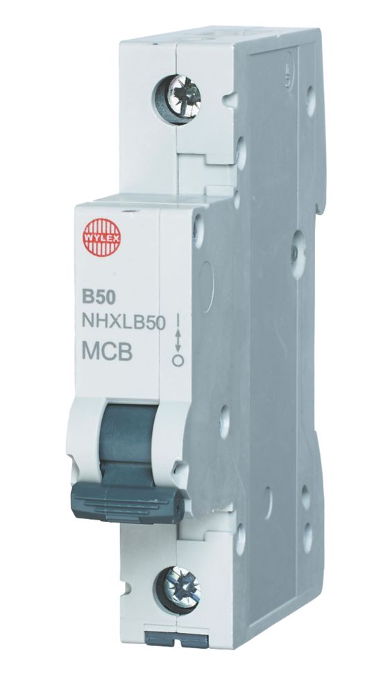 Image of Wylex 50A SP Type B MCB 