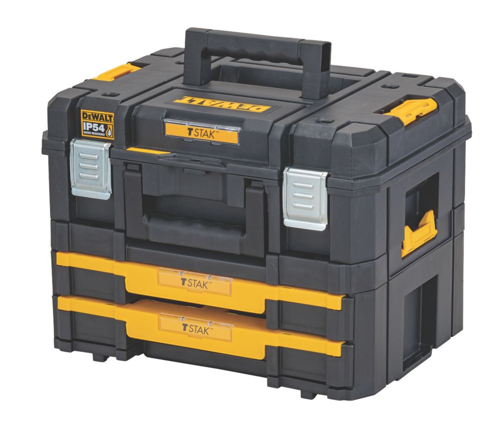 Image of DeWalt TSTAK 2.0 Tool Storage with 2 Shallow Drawers 