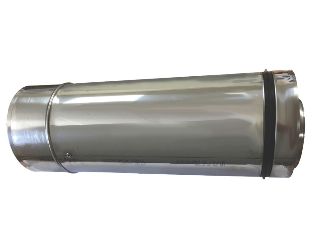 Image of Grant Yellow Balanced Horizontal Flue Extension 152mm x 225mm 