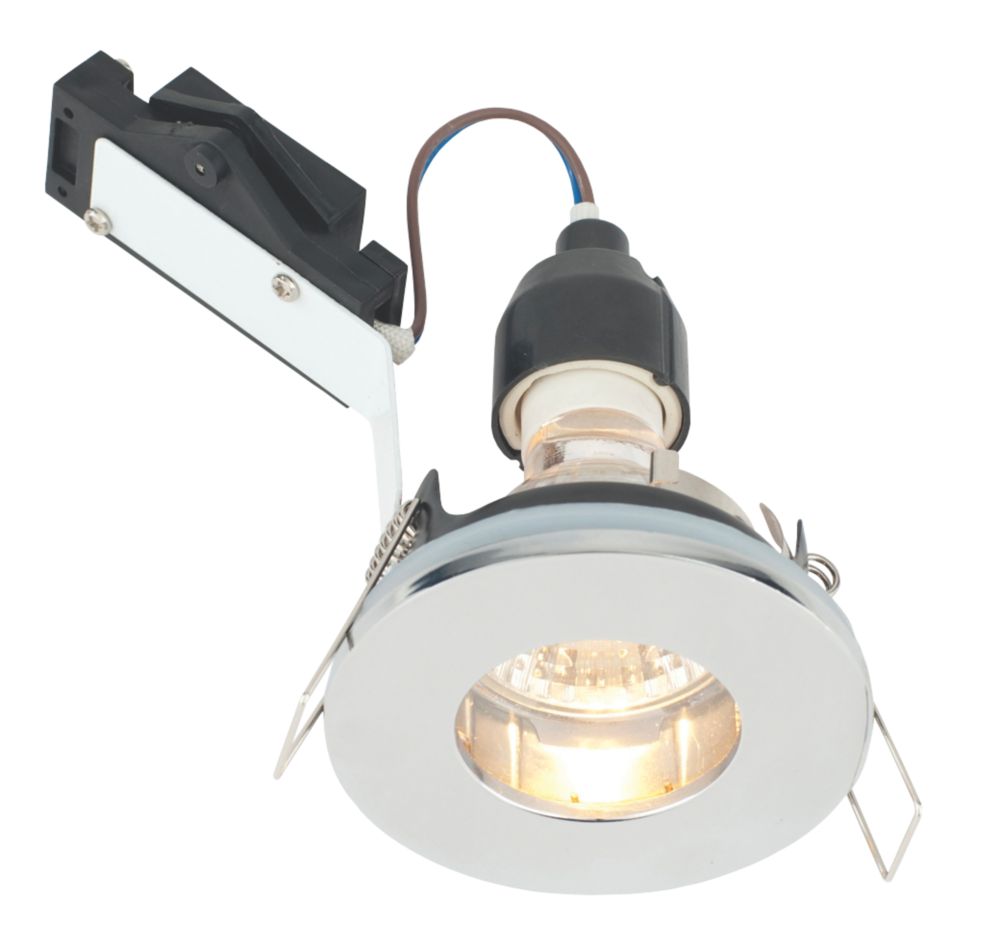 Image of LAP Fixed Bathroom Downlight Polished Chrome 