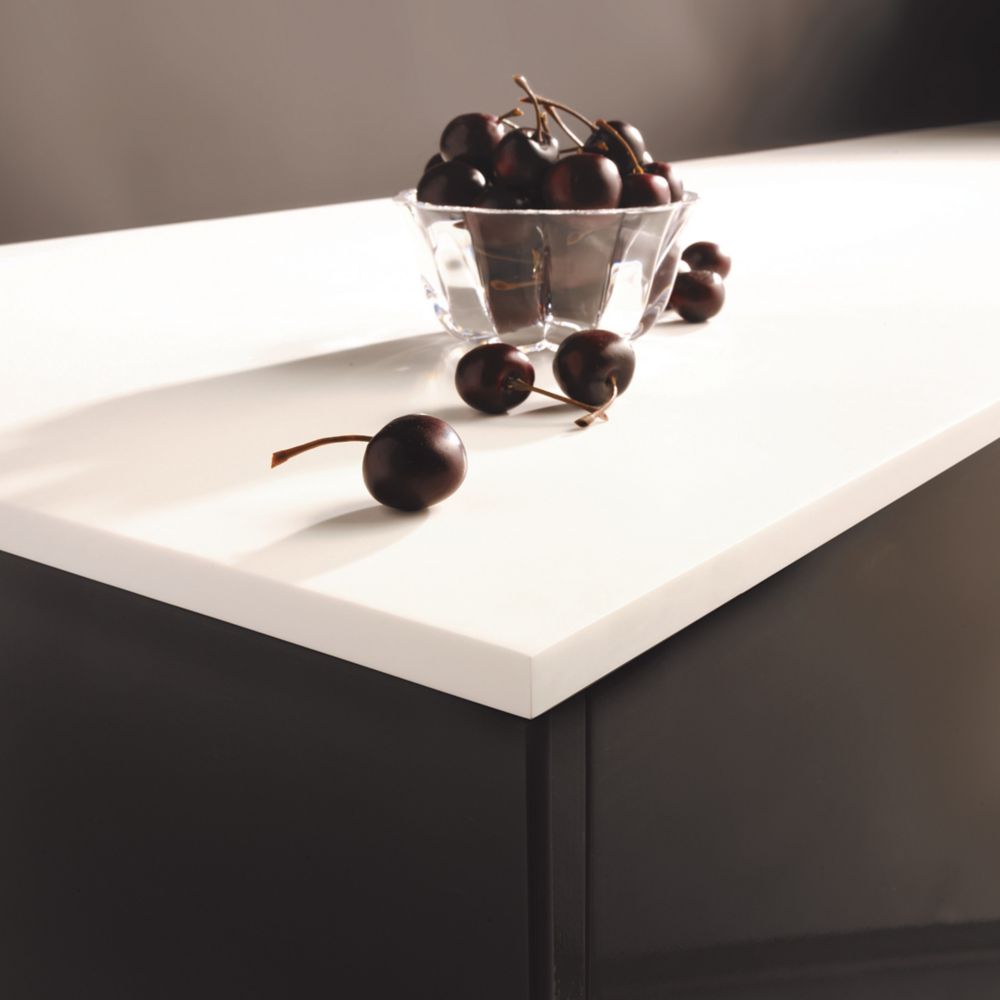 Image of Metis White Worktop 3050mm x 620mm x 15mm 