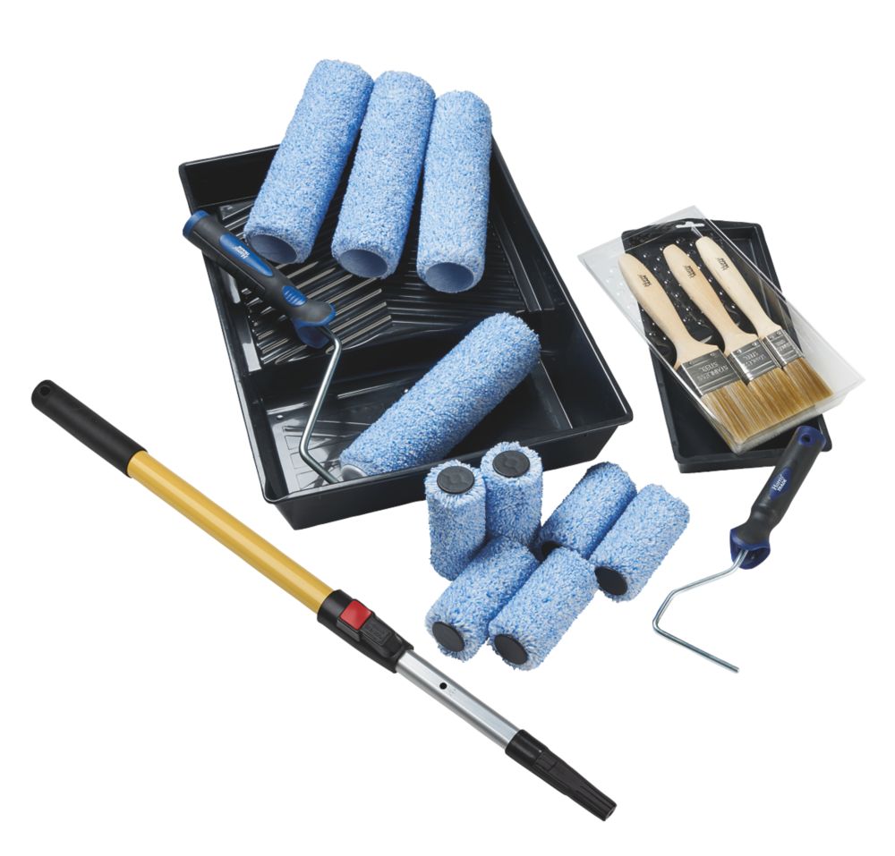 Image of Harris Trade 9" Big Box Roller & Brush Set 19 Pieces 