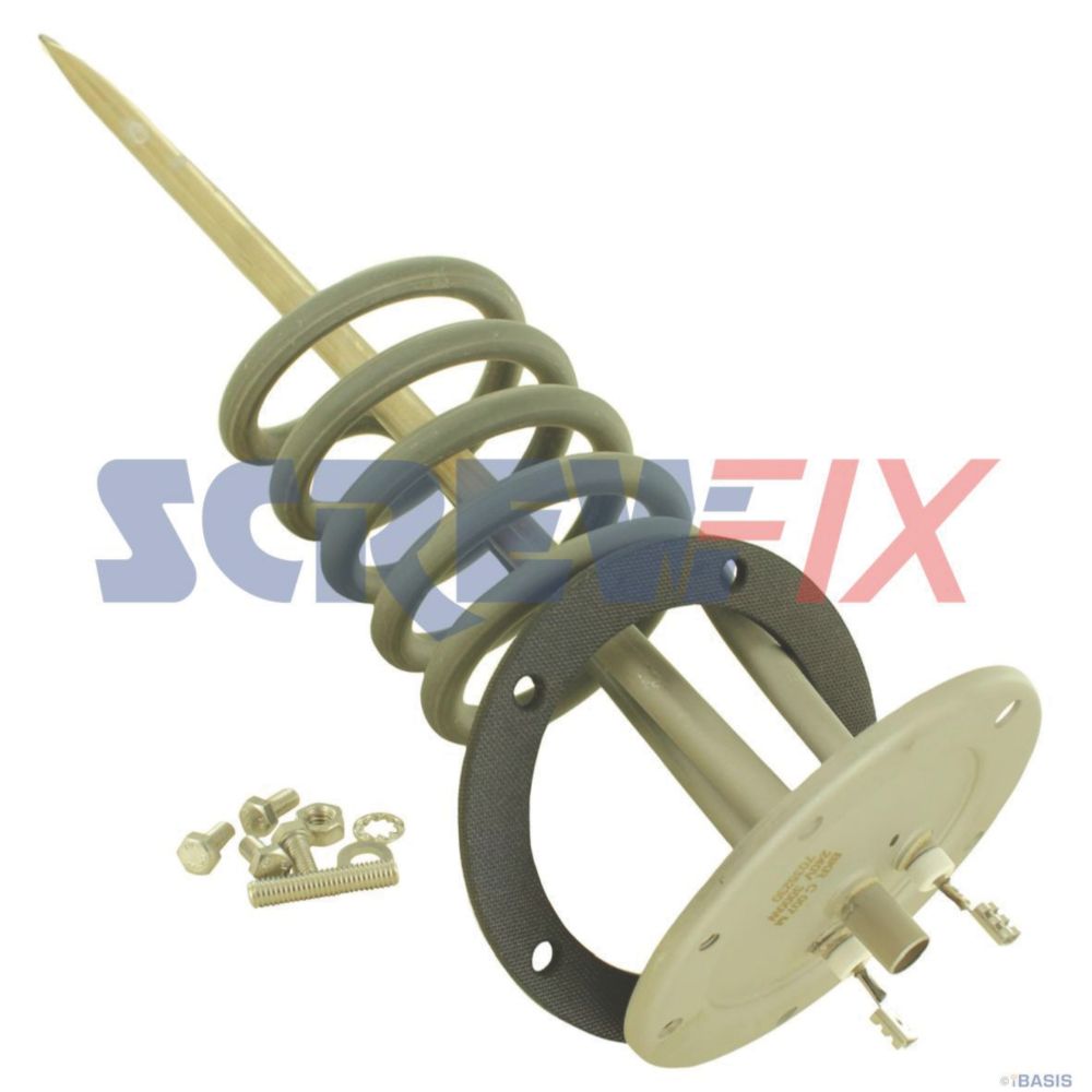 Image of Baxi 7037711 IMMERSION HEATER ASSEMBLY 3KW 