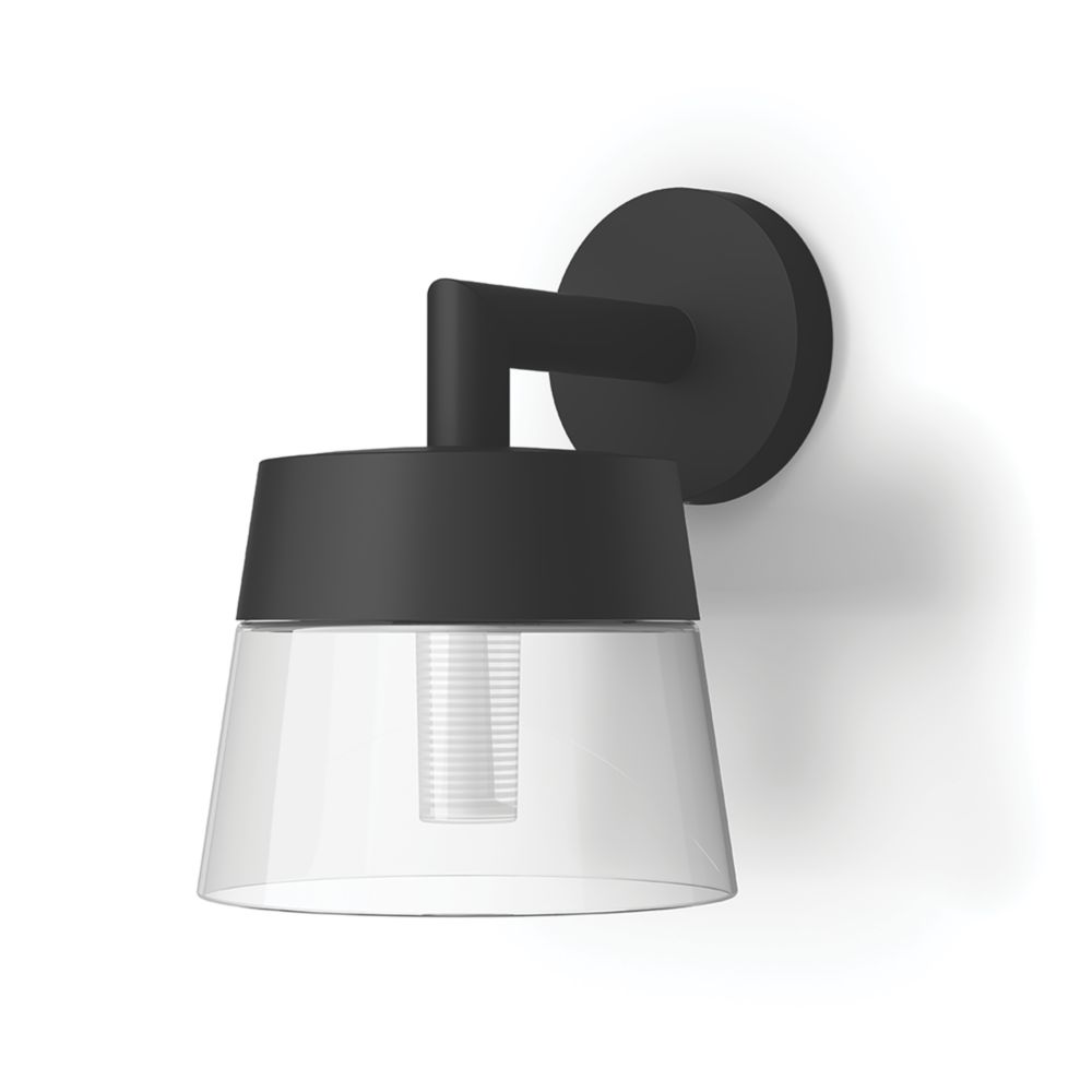 Image of Philips Hue Attract Outdoor LED Smart White & Colour Wall Light Black 8W 590lm 