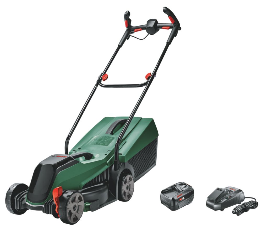 Image of Bosch CityMower 18V 1 x 4.0Ah Li-Ion Power for All Cordless 32cm Rotary Lawn Mower 