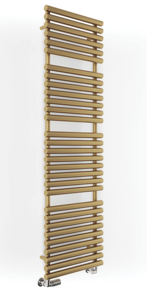 Image of Terma Rolo Towel Rail 1800m x 520mm Brass 3454BTU 
