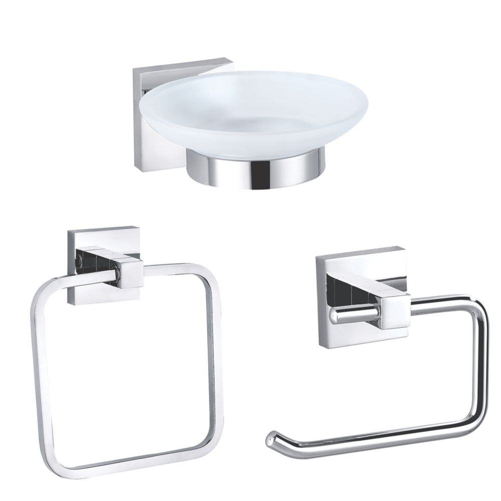 Image of Aqualux Epsom Cloakroom 3 Piece Set 