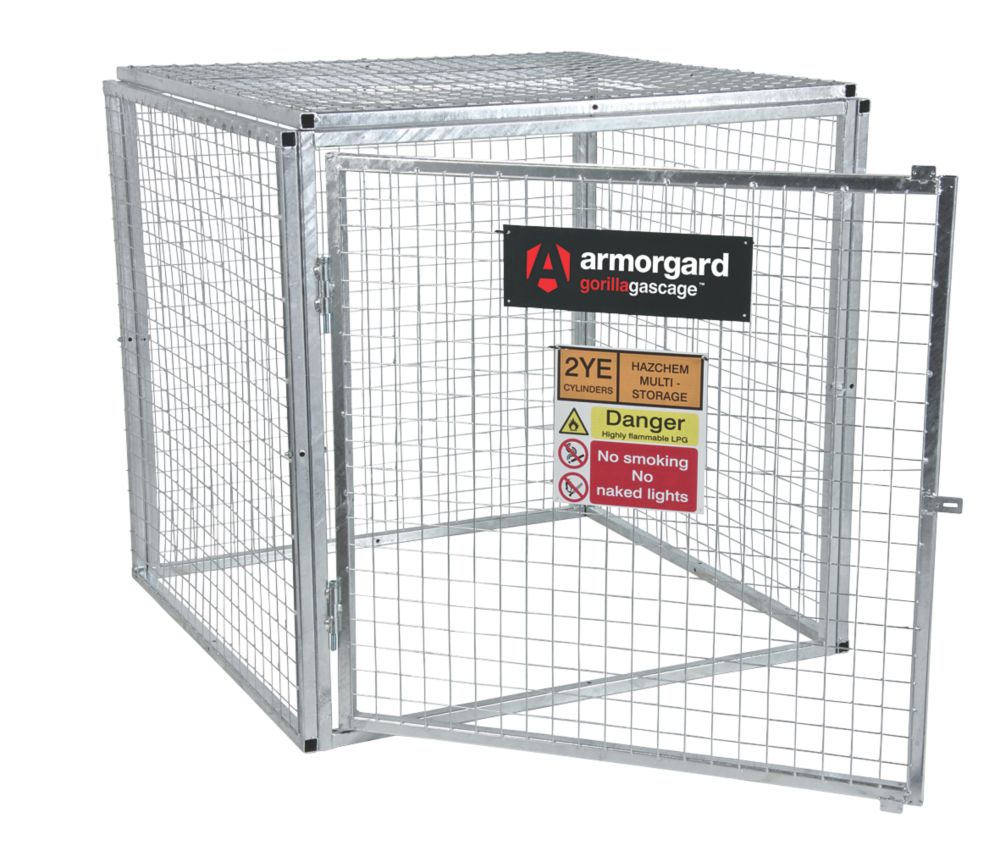 Image of Armorgard Gorilla Gas Cage Silver 1212mm x 1266mm x 1231mm 