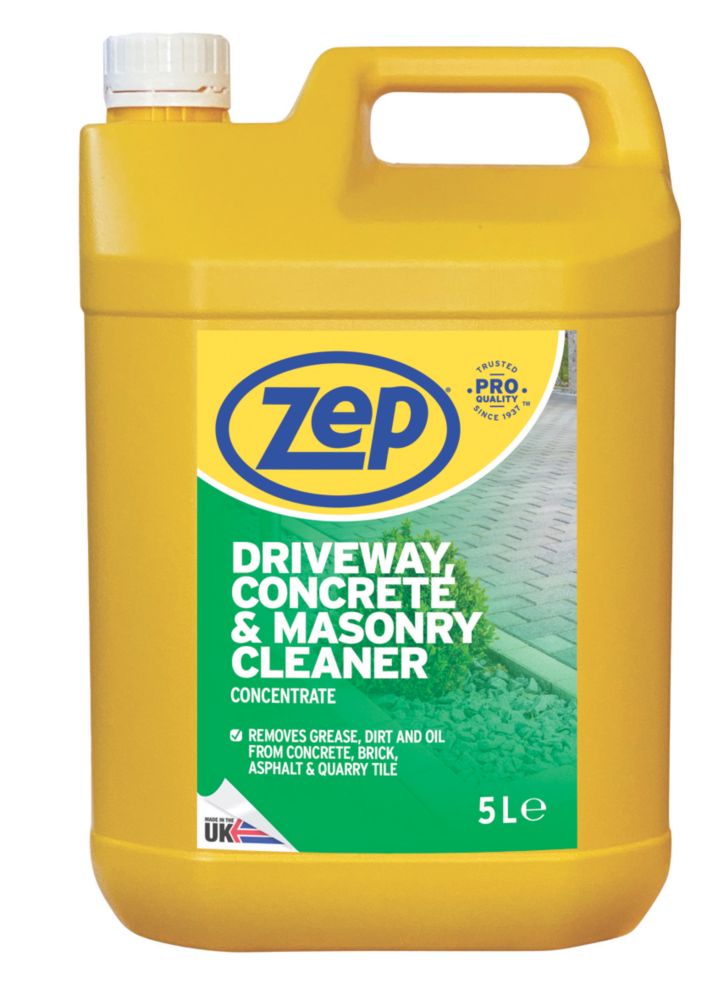 Image of Zep Driveway, Concrete & Masonry Cleaner Concentrate 5Ltr 