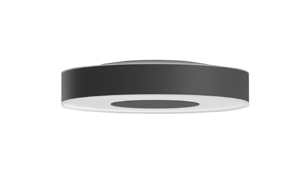 Image of Philips Hue Infuse RGB & White LED Ceiling Light Black 33.5W 2100-2350lm 