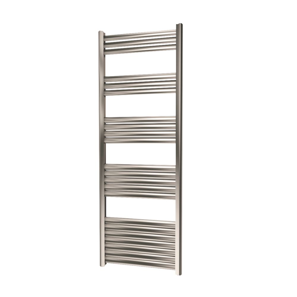 Image of Towelrads Eton Designer Towel Radiator 1400mm x 500mm Grey / Silver 2139BTU 