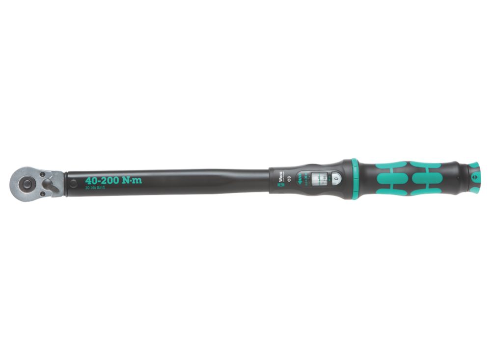 Image of Wera Click-Torque C3 Adjustable Torque Wrench 1/2" x 21.1" 