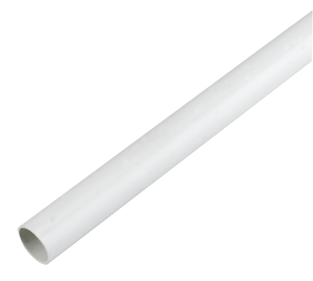 Image of FloPlast Overflow Pipe White 21.5mm x 3m 