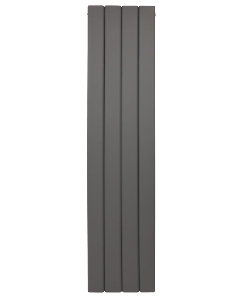 Image of Towelrads Berkshire Vertical Aluminium Designer Radiator 1800m x 510mm Anthracite 3395BTU 