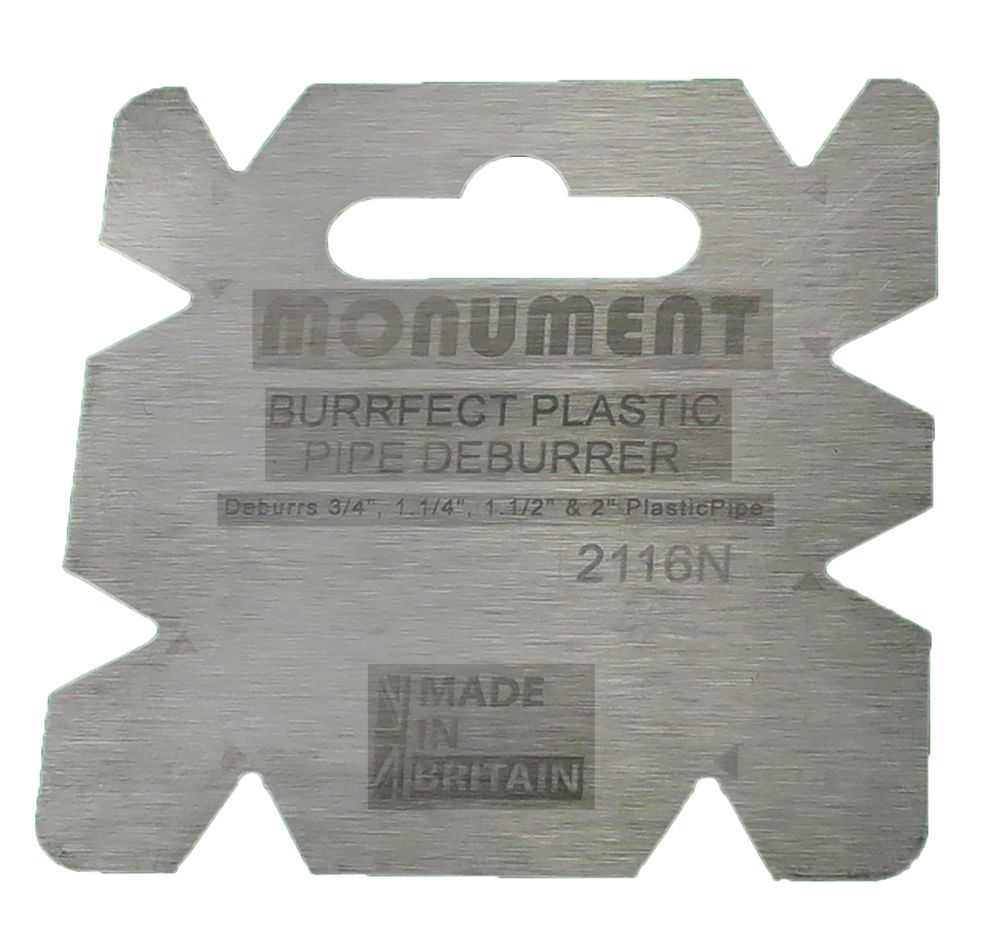 Image of Monument Tools Internal & External Plastic Pipe Deburrer 19, 32, 38 & 51mm 