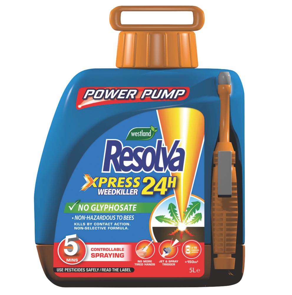 Image of Westland Resolva Express Weed Killer Power Pump 18.5mÂ² 5Ltr 