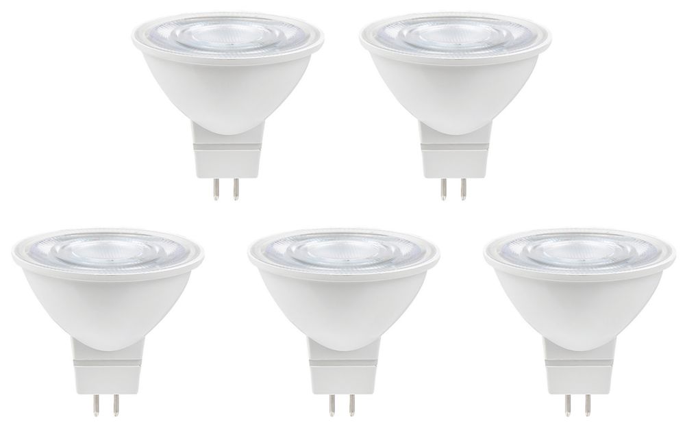 Image of LAP GU5.3 MR16 LED Light Bulb 345lm 3.4W 5 Pack 
