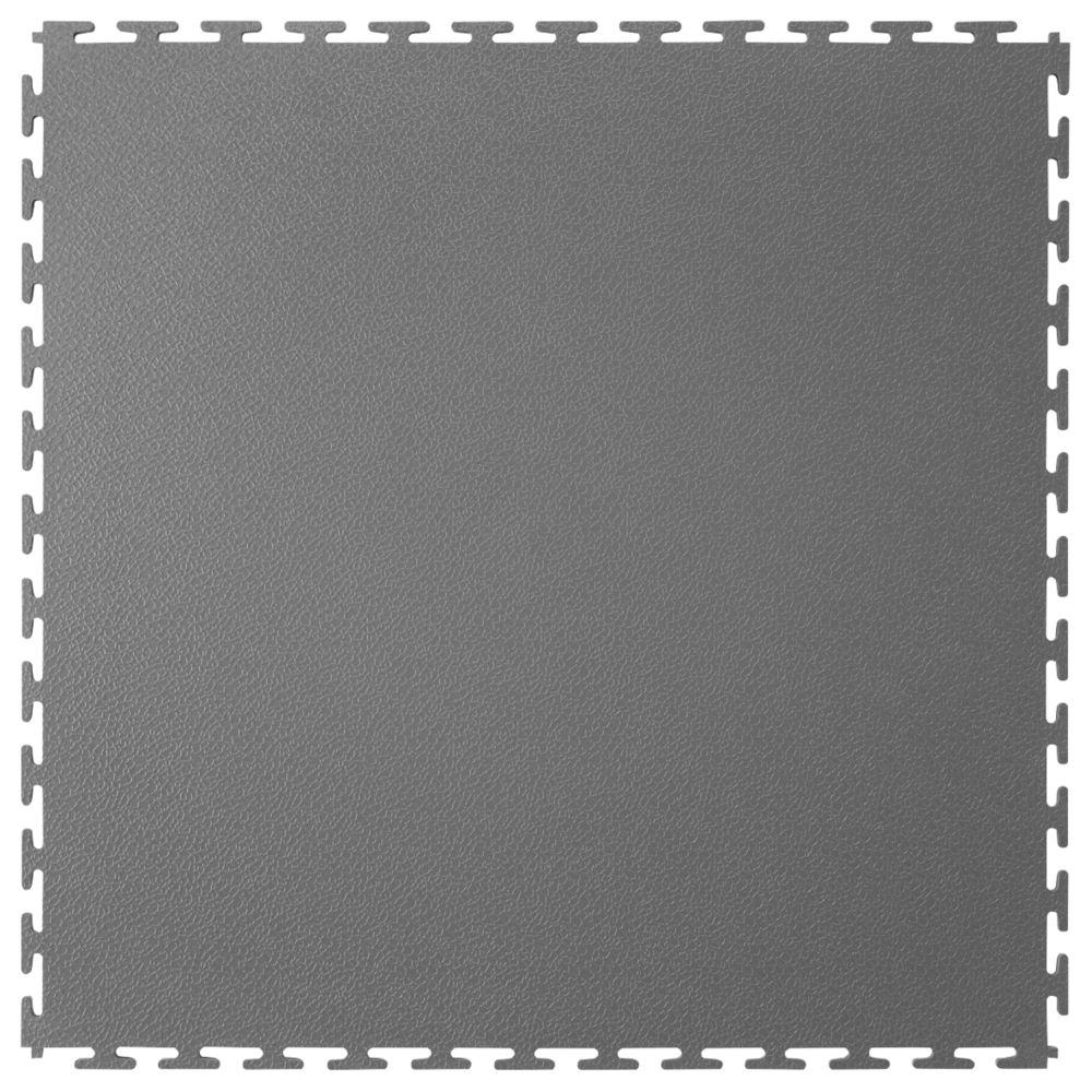 Image of Ecotile E500/7 Interlocking Floor Tile Dark Grey 500mm x 500mm 4 Pack 