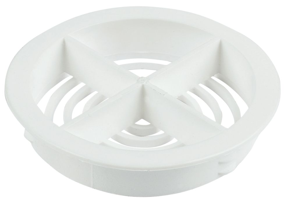 Image of Circular Soffit Vent White 70mm White 10 Pack 